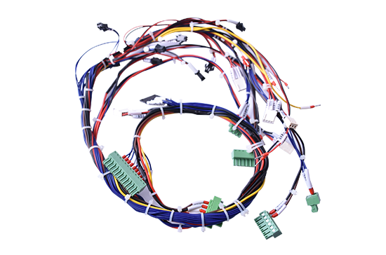 Industrial equipment wiring harness
